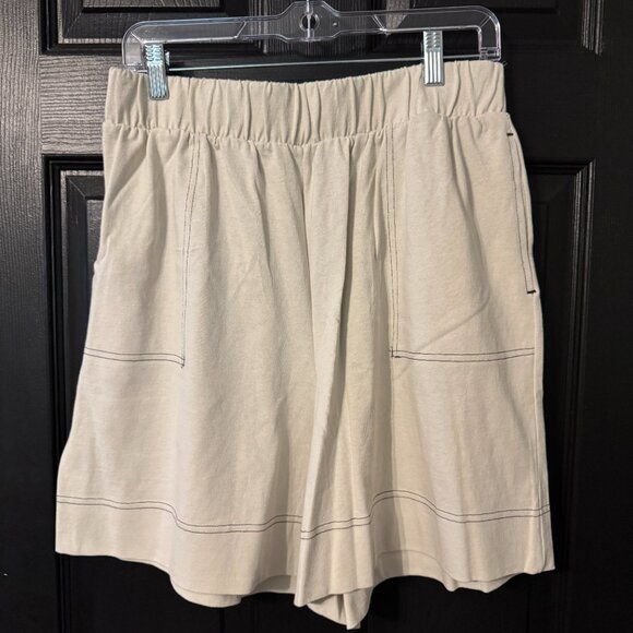 NWT Free People Womens Short Tank Set Cream Medium - Picture 7 of 8